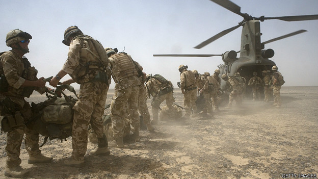 سربازان انگليسي در افغانستان